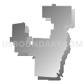 State Senate District 30, Ohio (Gray Gradient Fill with Shadow)