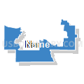 State Senate District 24, Ohio (Solid Fill with Shadow)