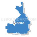 State Senate District 20, Oregon (Solid Fill with Shadow)