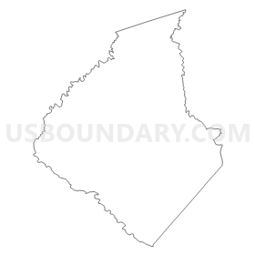 State Senate District 1, South Carolina Outline