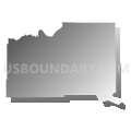 State Senate District 24, South Dakota (Gray Gradient Fill with Shadow)