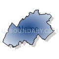 State Senate District 26, Virginia (Radial Fill with Shadow)