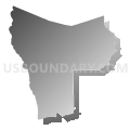 State Senate District 24, Washington (Gray Gradient Fill with Shadow)