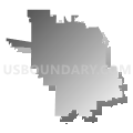 State Senate District 5, Wisconsin (Gray Gradient Fill with Shadow)