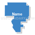 State Senate District 24, Wisconsin (Solid Fill with Shadow)