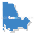 State Senate District 17, Wyoming (Solid Fill with Shadow)