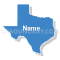 Texas (Solid Fill with Shadow)