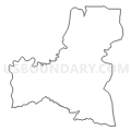 Census Tract 9730, Marengo County, Alabama (Light Gray Border)