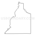 Census Tract 100.03, Bibb County, Alabama (Light Gray Border)