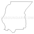 Census Tract 9527, Butler County, Alabama (Light Gray Border)