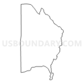 Census Tract 105, Coffee County, Alabama (Light Gray Border)