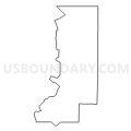 Census Tract 9819.03, Calhoun County, Alabama (Light Gray Border)