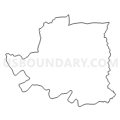 Census Tract 307.01, Elmore County, Alabama (Light Gray Border)