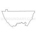 Census Tract 302, Elmore County, Alabama (Light Gray Border)