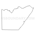 Census Tract 9607, DeKalb County, Alabama (Light Gray Border)