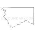 Census Tract 9655.01, Winston County, Alabama (Light Gray Border)