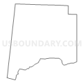 Census Tract 300, Lamar County, Alabama (Light Gray Border)