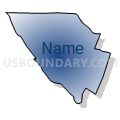 Census Tract 43.28, Pima County, Arizona (Radial Fill with Shadow)