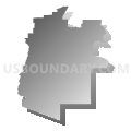 Census Tract 43.16, Pima County, Arizona (Gray Gradient Fill with Shadow)