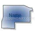 Census Tract 43.11, Pima County, Arizona (Radial Fill with Shadow)