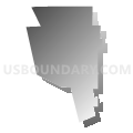 Census Tract 3, Pima County, Arizona (Gray Gradient Fill with Shadow)
