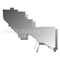 Census Tract 36, Pima County, Arizona (Gray Gradient Fill with Shadow)