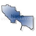 Census Tract 36, Pima County, Arizona (Radial Fill with Shadow)