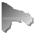Census Tract 21, Yavapai County, Arizona (Gray Gradient Fill with Shadow)
