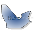 Census Tract 9, Yavapai County, Arizona (Radial Fill with Shadow)