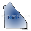 Census Tract 109.07, Yuma County, Arizona (Radial Fill with Shadow)