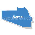 Census Tract 9661.05, Santa Cruz County, Arizona (Solid Fill with Shadow)