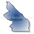 Census Tract 9663.01, Santa Cruz County, Arizona (Radial Fill with Shadow)