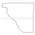 Census Tract 9660, Santa Cruz County, Arizona (Light Gray Border)
