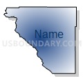 Census Tract 9660, Santa Cruz County, Arizona (Radial Fill with Shadow)