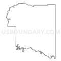 Census Tract 15, Coconino County, Arizona (Light Gray Border)