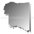 Census Tract 15, Coconino County, Arizona (Gray Gradient Fill with Shadow)