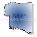 Census Tract 15, Coconino County, Arizona (Radial Fill with Shadow)