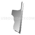 Census Tract 2168.20, Maricopa County, Arizona (Gray Gradient Fill with Shadow)