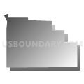 Census Tract 1050.04, Maricopa County, Arizona (Gray Gradient Fill with Shadow)
