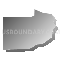 Census Tract 1052, Maricopa County, Arizona (Gray Gradient Fill with Shadow)