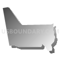 Census Tract 6123, Maricopa County, Arizona (Gray Gradient Fill with Shadow)