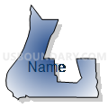 Census Tract 6109, Maricopa County, Arizona (Radial Fill with Shadow)