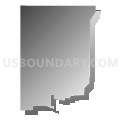 Census Tract 1167.03, Maricopa County, Arizona (Gray Gradient Fill with Shadow)