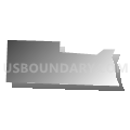 Census Tract 12.01, Sebastian County, Arkansas (Gray Gradient Fill with Shadow)