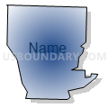 Census Tract 11.01, Sebastian County, Arkansas (Radial Fill with Shadow)