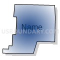 Census Tract 112, Washington County, Arkansas (Radial Fill with Shadow)