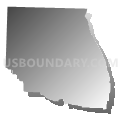 Census Tract 105.01, Washington County, Arkansas (Gray Gradient Fill with Shadow)