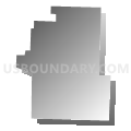 Census Tract 5.01, Sebastian County, Arkansas (Gray Gradient Fill with Shadow)