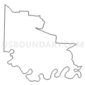 Census Tract 302, Little River County, Arkansas (Light Gray Border)