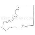 Census Tract 9507, Baxter County, Arkansas (Light Gray Border)